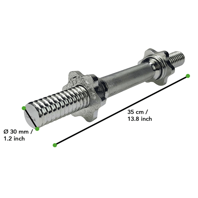 10kg Dumbbell Set - 1 Bar detail image 6