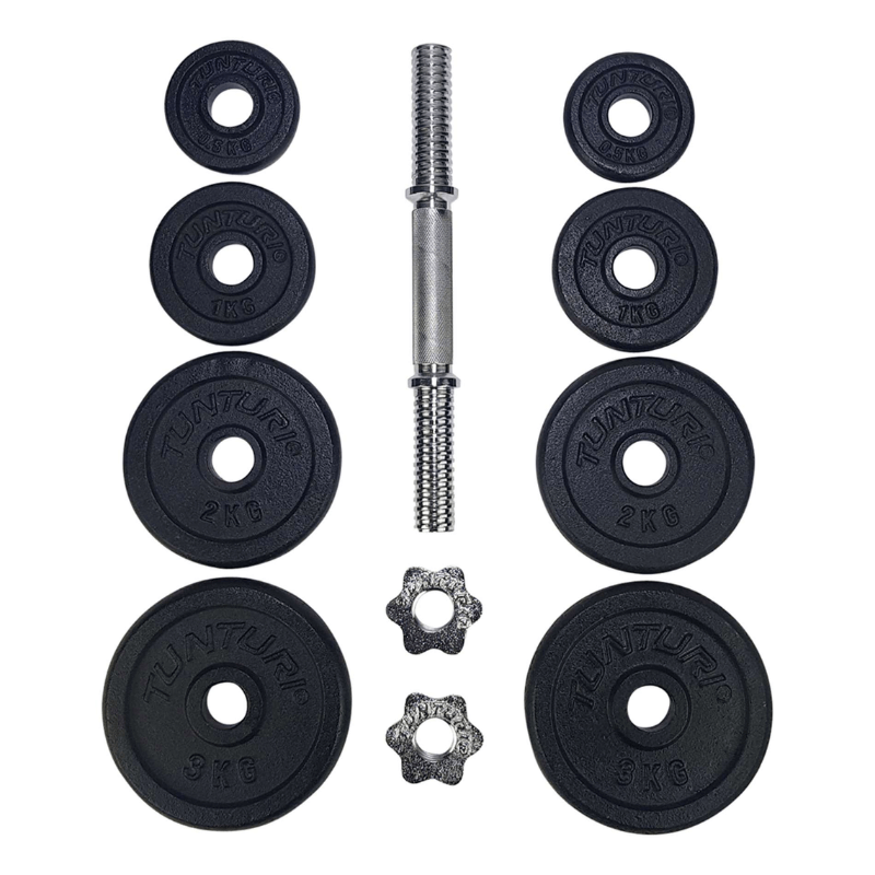 15kg Dumbbell Set - 1 Bar detail image 6