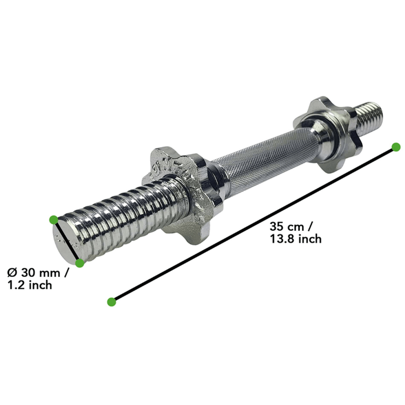 20kg Dumbbell Set - 2 Bars detail image 6