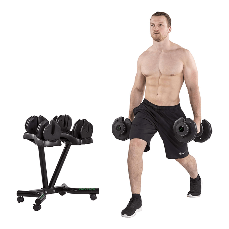 25kg Selector Dumbbell Set + Stand detail image 4