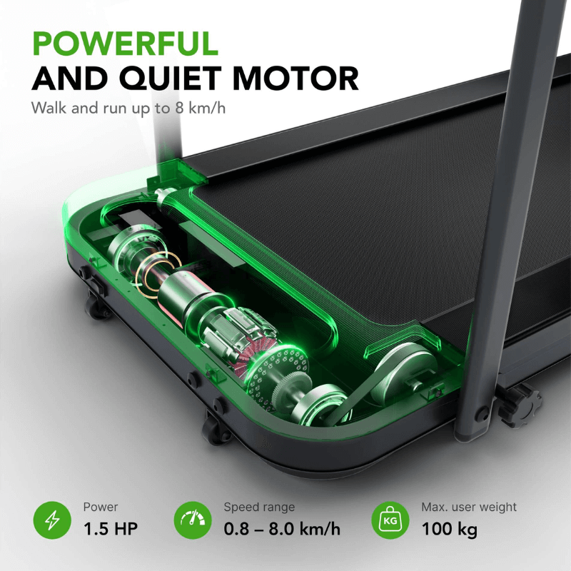 Cardio Fit T5 Walking Pad Treadmill + Bluetooth detail image 2