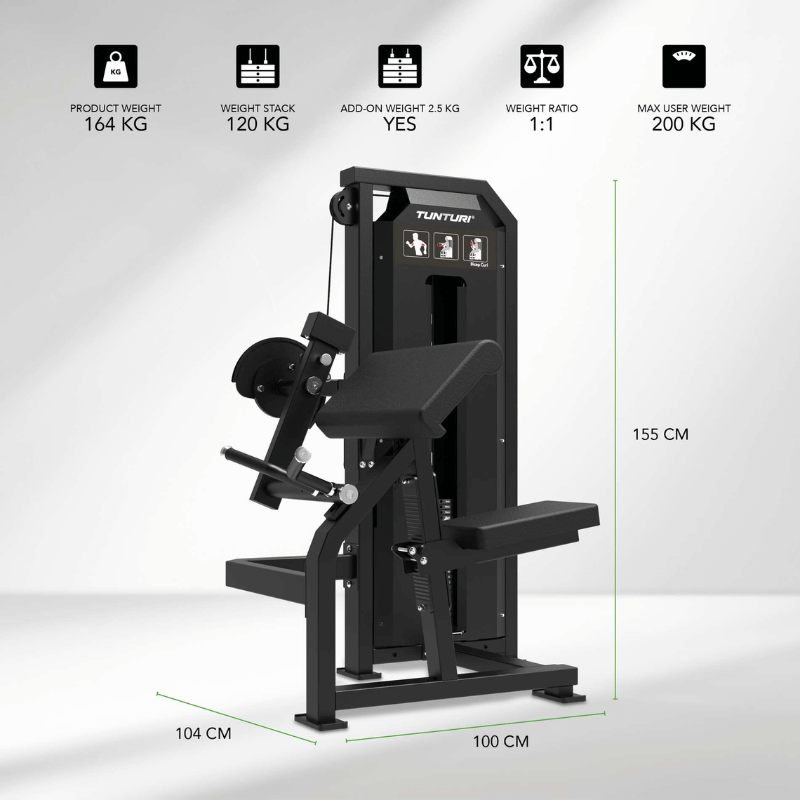 Platinum Bicep Curl - Selectorized detail image 2