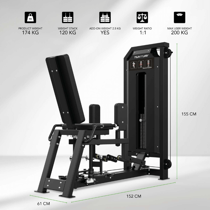 Platinum Dual Abducter / Adductor - Selectorized detail image 2