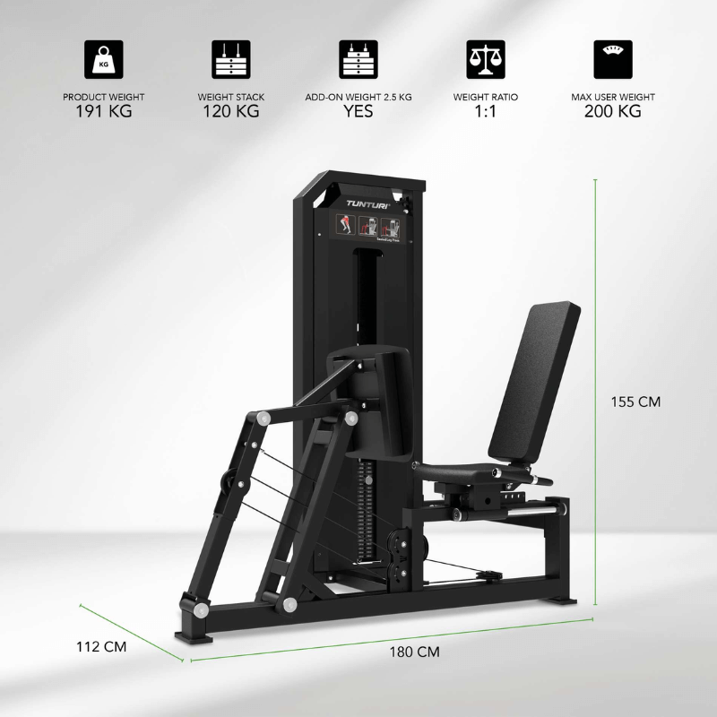 Platinum Seated Leg Press Strength - Selectorized detail image 2