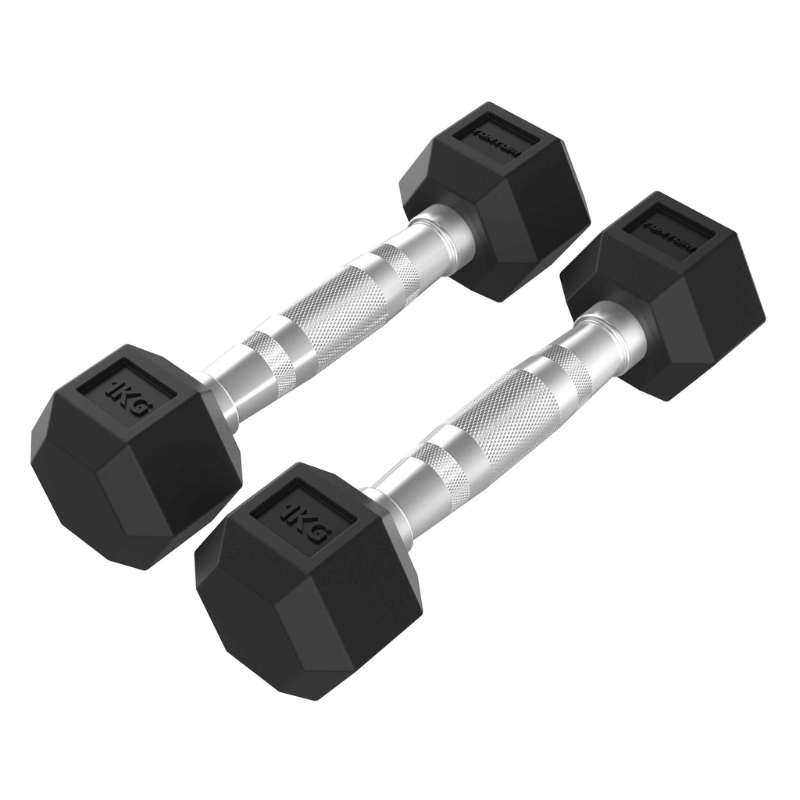 Platinum Studio Hex Rubber Dumbbell Sets product image