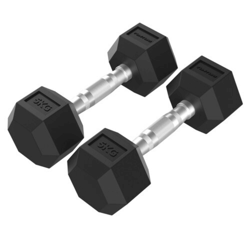Platinum Studio Hex Rubber Dumbbell Sets detail image 5