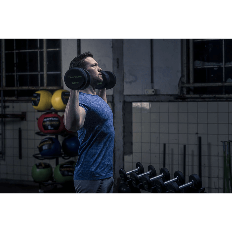 Pro Commercial Round Pu Dumbbell Set (2kg-42kg) detail image 4