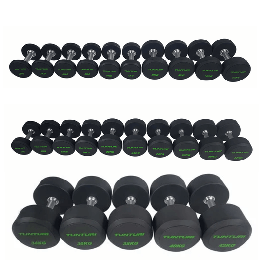 Pro Commercial Round Pu Dumbbell Set (2kg-42kg) product image
