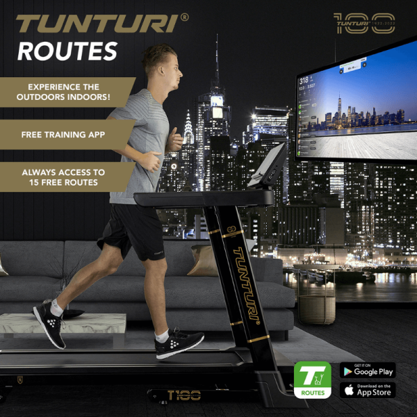 T100 Centuri Performance Treadmill – Zwift detail image 2