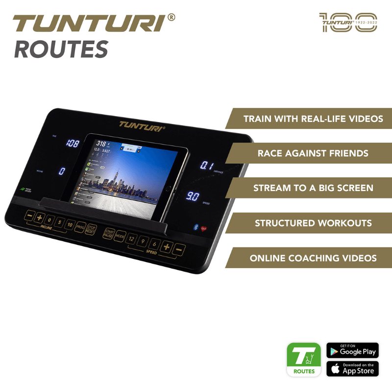 T100 Centuri Performance Treadmill – Zwift detail image 3