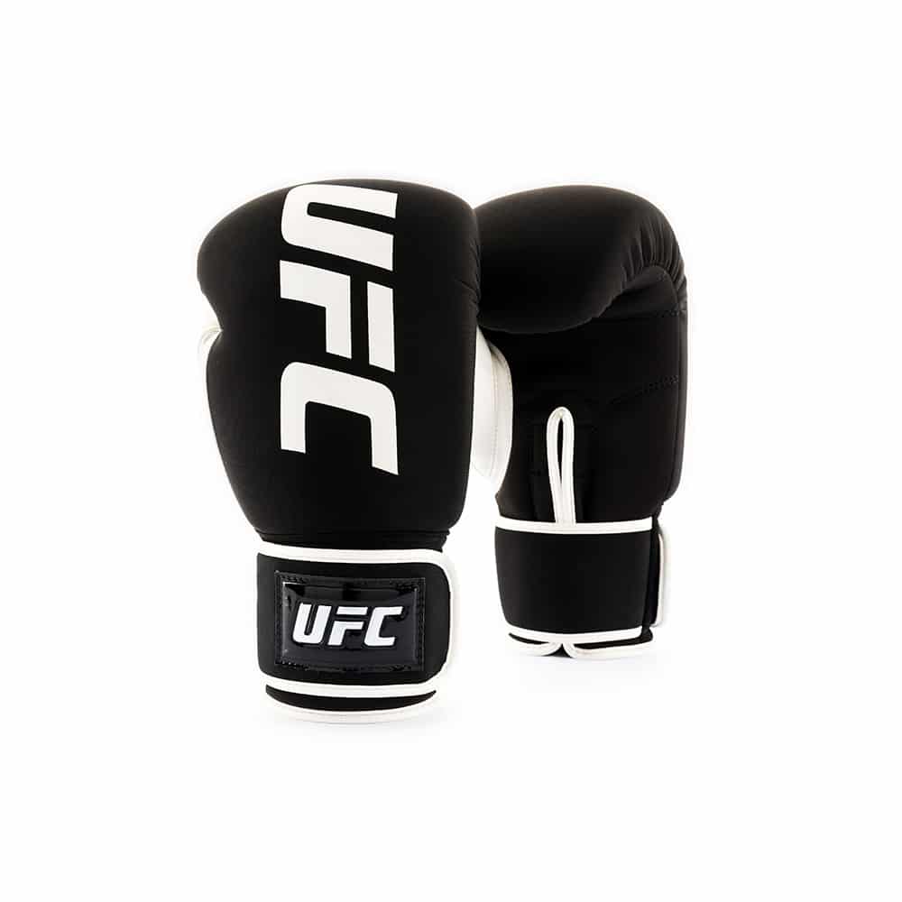 UFC Pro Washable Fitness Gloves (Black / White) product image