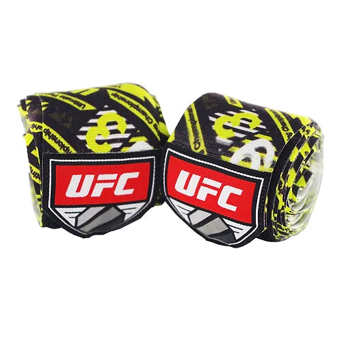 UFC Patterned Hand Wraps- BK / Yl product image