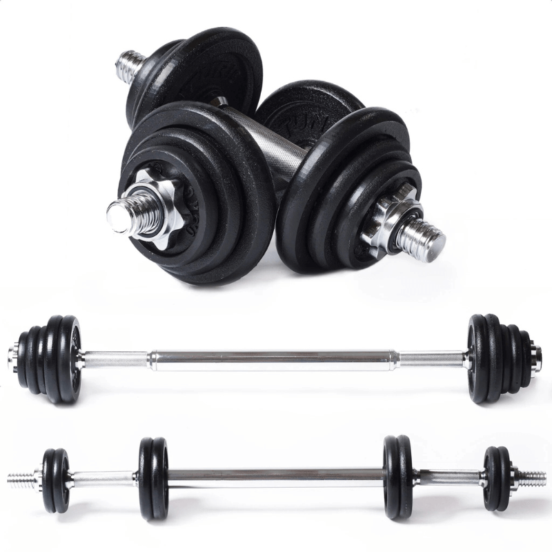 Barbell / Dumbbell Set, 20kg - Iron product image