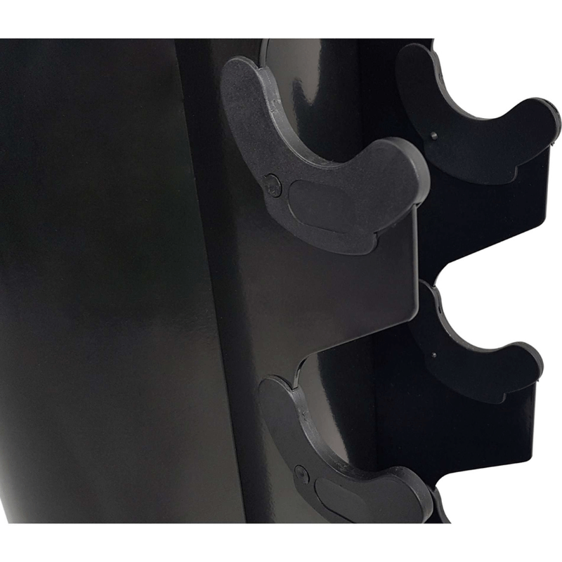 Rubber Dumbbell Set 1kg - 10kg + Rack detail image 3