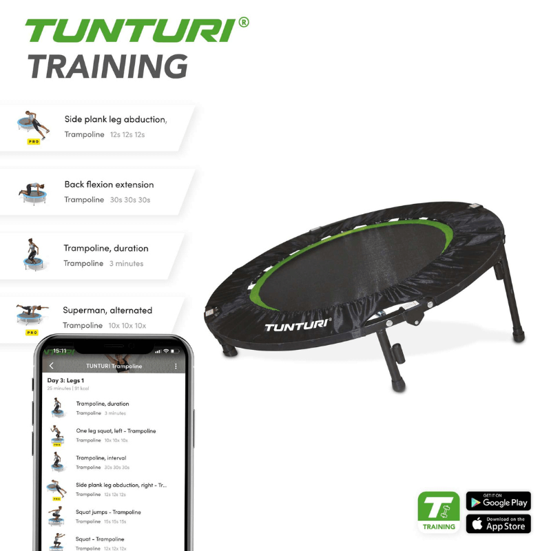 4-FOLDING Fitness Trampoline detail image 6