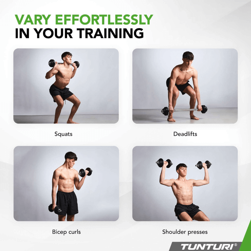 Barbell / Dumbbell Set, 20kg - Iron detail image 6