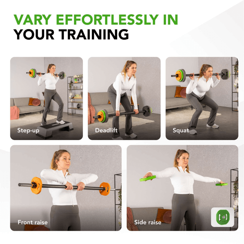 Aerobic Pump Set - 20 KG - Rubber detail image 5