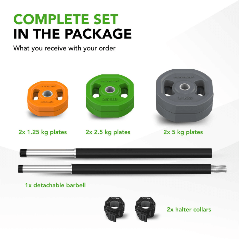 Aerobic Pump Set - 20 KG - Rubber detail image 3