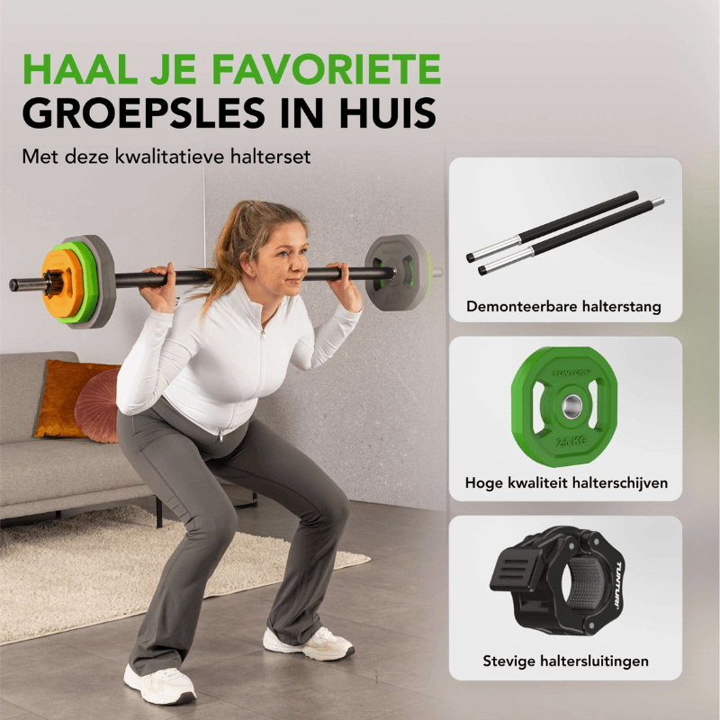 Aerobic Pump Set - 20 KG - Rubber detail image 2