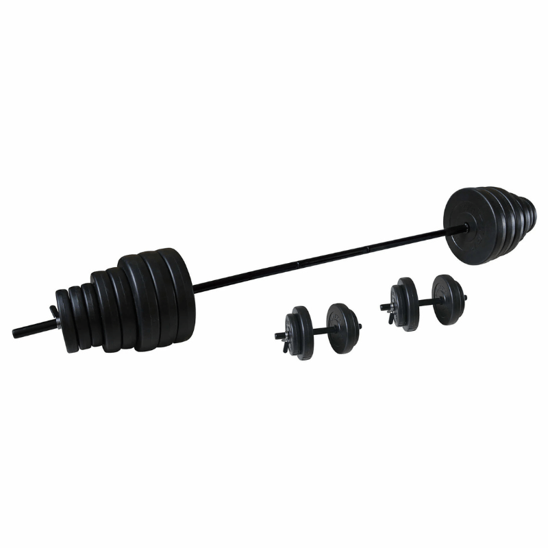 Tunturi Vinyl Barbell / Dumbbell Set 50kg product image