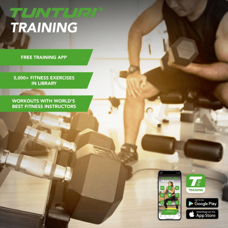 Rubber Dumbbells Set (12-20 KG) detail image 2