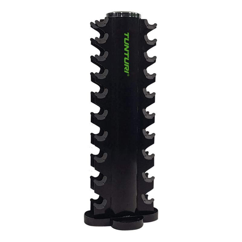 Rubber Dumbbell Set 1kg - 10kg + Rack detail image 5
