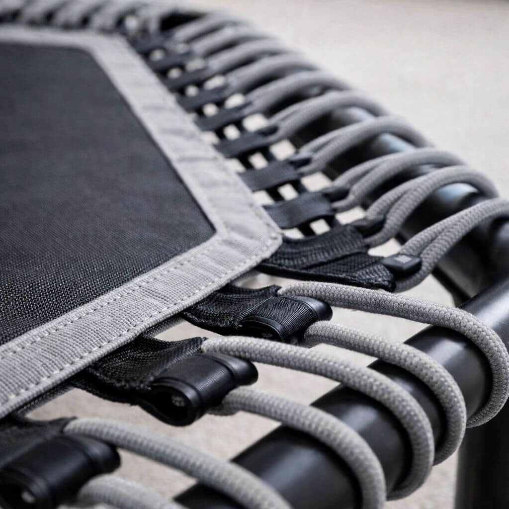 Hex Fitness Rebounder & Trampoline – Sterling Grey detail image 3