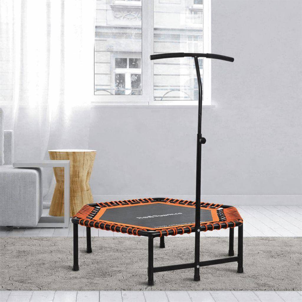 Hex Fitness Rebounder & Trampoline – Valencia Orange detail image 2