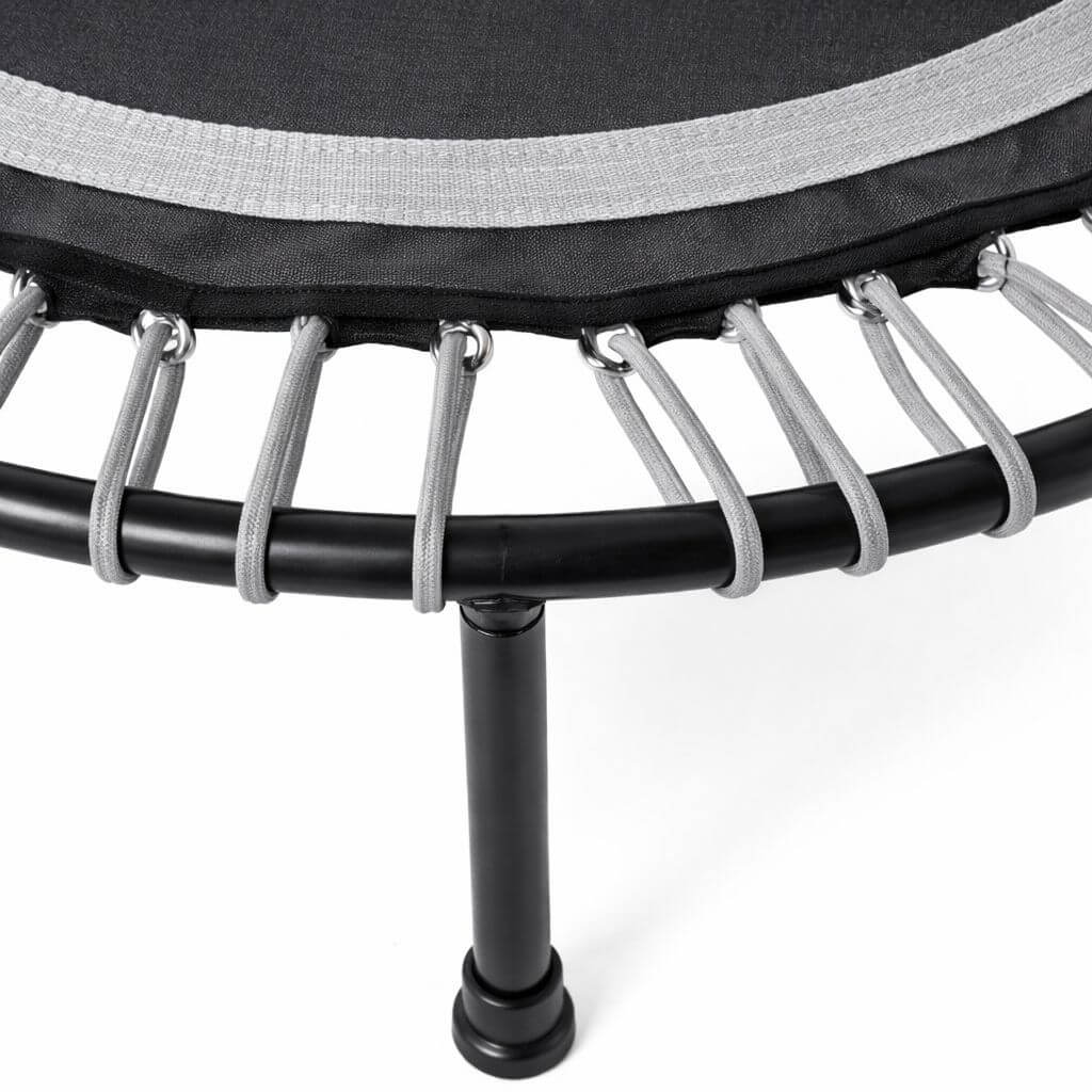 Round Fitness Rebounder & Trampoline – Sterling Grey detail image 3