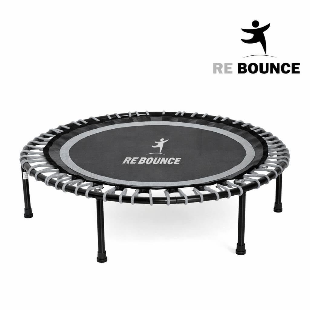 Round Fitness Rebounder & Trampoline – Sterling Grey detail image 4