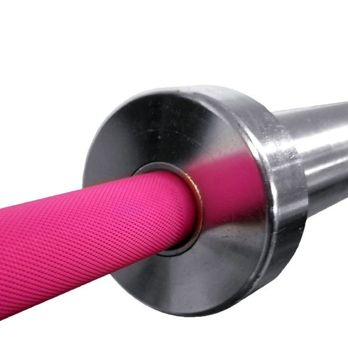 Women CrossFit Olympic Bar - 1.8M (Pink & Black) detail image 6