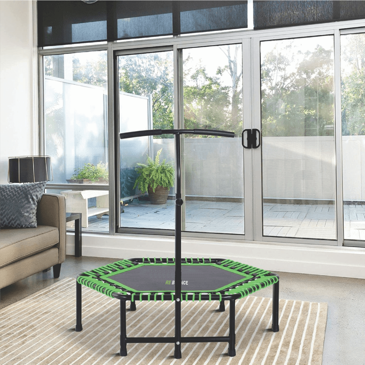 Hex Fitness Rebounder & Trampoline - Khloe Green detail image 4