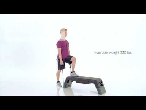 Aerobic Stepper & Adjustable Workout Bench Combo product video