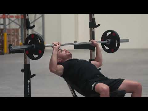 Olympic Bench Press & Squat Rack Combo product video