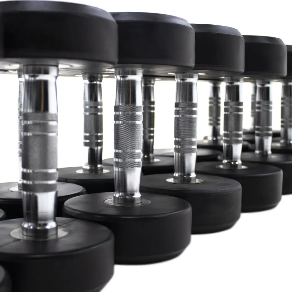 Tpu Round Dumbbell Set 2.5kg – 30kg (2.5kg Incr) 12 Pairs detail image 2