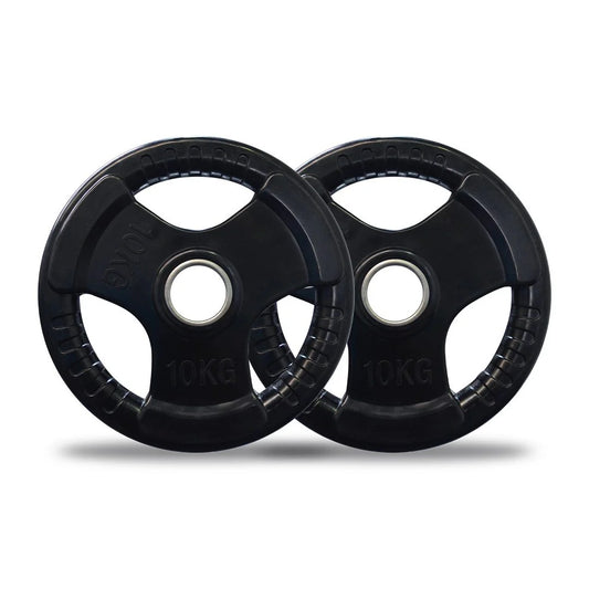 Rubber Grip Weight Plate With Ring (10kg) product image
