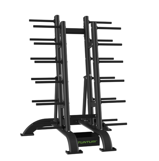Tunturi Pro Aerobic Pump Set Weight Rack — rack available from Gym Machines South Africa